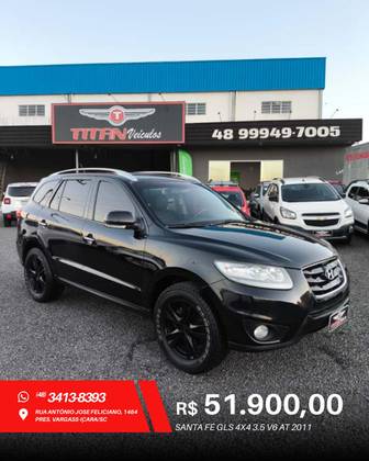 HYUNDAI SANTA FÉ 3.5 MPFI GLS V6 24V 285CV GASOLINA 4P AUTOMÁTICO